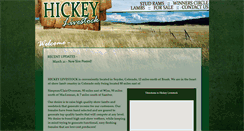 Desktop Screenshot of hickeylivestock.com